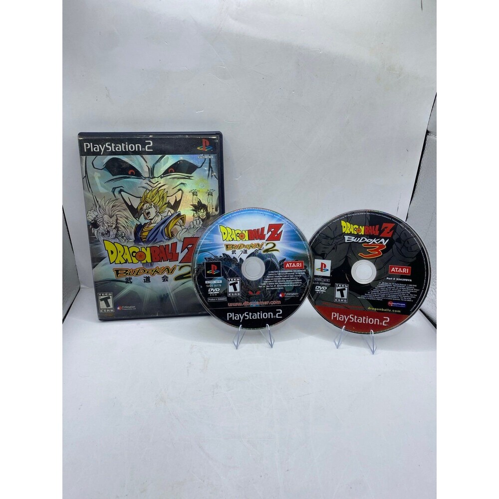 Dragon Ball Z Budokai 2 & 3 Bundle (sony PlayStation 2) PS2 DBZ